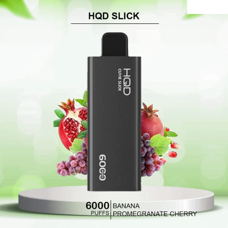 Cali Clear USA|HQD SLICK BANANA PROMEGRANATE CHERRY – 6000 PUFFS