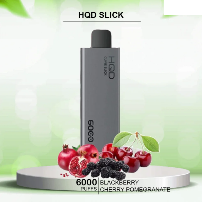 Cali Clear USA|HQD SLICK BLACKBERRY CHERRY POMEGRANATE – 6000 PUFFS