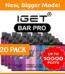 IGET AU|20 PACK – IGET BAR PRO – 10000 PUFFS