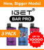 IGET AU|3 PACK – IGET BAR PRO – 10000 PUFFS