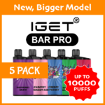 IGET AU | 10 PACK – IGET BAR PRO – 10000 PUFFS