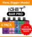 IGET AU|5 PACK – IGET BAR PRO – 10000 PUFFS